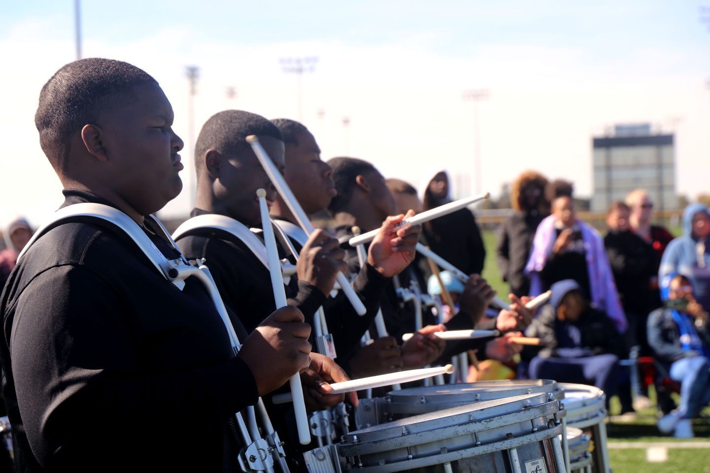 Lincoln's Challenge drum line